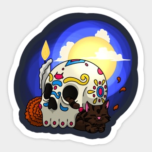 Day of the dead tribute Sticker